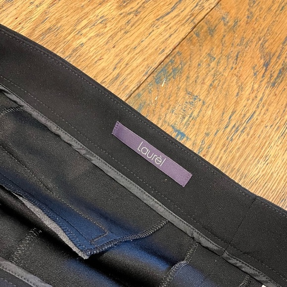 📍🖤Black culotte pants with wrap front – Laurèl – Size 12 (CA/US)🖤52/2 - Picture 2 of 11